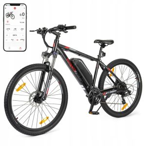 Rower Elektryczny Miejski Rama Aluminium 19" Cali Koło 29"Cal Czarny 250W