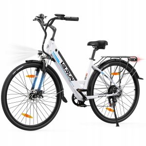 VARUN Miejski rower elektryczny|48V 250W 10.4AH 100KM 25KM/H 28" CST